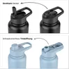 Trinkflasche Edelstahl 1L Thermoflasche Sport Gym Flasche Produktbild-Vorschau 2