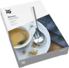 A product box for WMF Nuova espresso spoons, showing a cup of coffee and a spoon. Podgląd zdjęcia produktu