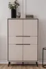 Highboard Kommode Arona | sand / schwarz Produktbild-Vorschau 1