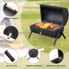 Přenosný gril na dřevěné uhlí FCH s víkem, regulace Náhled obrázku produktu 4