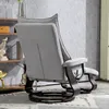 HOMCOM Relaxsessel mit Hocker, Drehbar Liegesessel mit Produktbild-Vorschau 8