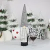 Pokrowce świąteczne na butelkę Mikołaj 6 szt KF323-6 Podgląd zdjęcia produktu 3