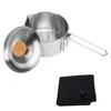 1L Outdoor Edelstahl Campingkochtopf mit Klappgriff & Produktbild-Vorschau 8
