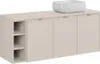 Badezimmer-Waschtisch 140 cm in Beige mit 3 Türen, 3 Produktbild-Vorschau 1