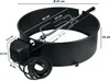 A diagram of a rotisserie grill accessory with dimensions indicated. Voir les images du produit
