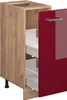 Apothekerschrank Vicco R-Line Rot Hochglanz 30 cm , AP Produktbild-Vorschau 5