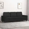 3-Sitzer-Sofa Schwarz 180 cm Stoff Produktbild-Vorschau 2