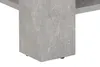 Close-up of the corner of a table leg with a concrete-like finish. Podgląd zdjęcia produktu