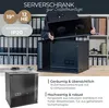 Serverschrank 19 Zoll unmontiert HMF 65700 12 HE Schwarz Produktbild-Vorschau