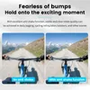 Comparison of video quality with and without anti-shake function during cycling. Anteprima dell’immagine prodotto