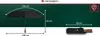 PTN UMB-01T-6089 Zwarte paraplu Productafbeelding-voorbeeld 3