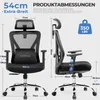 COMHOMA Bürostuhl Ergonomischer Schreibtischstuhl Produktbild-Vorschau 6