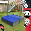 KOTARBAU® Sandkasten mit Dach 100x100 cm Holz mit Abdeckung Produktbild-Vorschau 8
