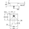 GROHE K700 60-S, Unterbauspüle, Rechteckig, Edelstahl, Produktbild-Vorschau 6