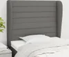 The Living Store Kopfteil mit Ohren Dunkelgrau Produktbild-Vorschau 1