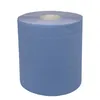 A roll of blue paper towels on a white background. Produktbild-Vorschau