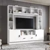 Set di pensili TV Merax con 2 armadi e 2 cassetti, moderno Anteprima dell’immagine prodotto 2