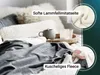 Kuscheldecke , Wendedecke, mit Lammfellimitat, grau, Produktbild-Vorschau 3