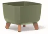 nabbi Fioriera in plastica su gambe DGQL240 24 cm - verde Anteprima dell’immagine prodotto 17