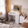 VANITII, tavolino da trucco con specchio illuminato, 6 Anteprima dell’immagine prodotto 1