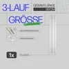 Záclonová dráha 90 cm / kompletní sada záclonové dráhy se 3 Náhled obrázku produktu 2
