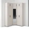 Eckschrank Napoli Version 10, Kleiderschrank mit Spiegel, Produktbild-Vorschau 1