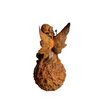 Gartenfigur Elfe auf Blütenkugel Rostdeko Produktbild-Vorschau 3