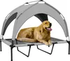 PawHut Erhöhtes Hundebett mit Baldachin, Haustierbett, Produktbild-Vorschau 1