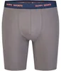 Happy Shorts Herren Langer Boxer Jersey 2-Pack grey-navy - Produktbild-Vorschau 2