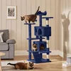Drapak dla kota Yaheetech 139 cm H, drapak z 3 platformami Podgląd zdjęcia produktu 2