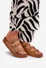 Damen Sandalen Mit Riemen Und Schnallen Camel Uliri 37 Produktbild-Vorschau 9