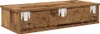vidaXL Wandplank met lades, antieke look, 80x31x17cm, Productafbeelding-voorbeeld 6