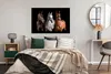 MuchoWow® Poster Pferde - Tiere - Schwarz 120x80 cm - Produktbild-Vorschau 4
