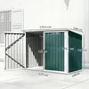 Outsunny Mülltonnenbox Müllbox abschließbar Gerätebox mit Produktbild-Vorschau 3