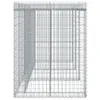 vidaXL Gabionový box na odpadky 270x91x120 cm Pozinkované Náhled obrázku produktu 4