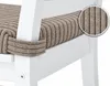 sunnypillow 4er Set Cord Stuhlkissen mit Klettverschluss - Produktbild-Vorschau 5