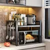 Platzsparend: Es kann Mikrowelle, Luftfritteusen, Toaster, Gewürze, Teller, Töpfe und Pfannen aufbew Anteprima dell’immagine prodotto