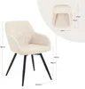 WOLTU Esszimmerstuhl, gepolstert, ergonomisch, drehbar, mit Produktbild-Vorschau 3