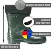 Leichte gefütterte Gummistiefel Herren EVA Gr 40-49 Thermo Produktbild-Vorschau 3
