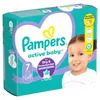 A package of Pampers Active Baby diapers featuring a smiling baby. Náhled obrázku produktu