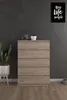 Commode Nada 5 tiroirs finition hickory. Voir les images du produit 9