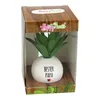 Plastik Pflanze Deko Motiv "Bester Papa" - ca. 8 cm Produktbild-Vorschau 2