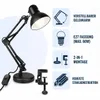 Lampa biurkowa MasterLED E27 czarna, regulowane ramię Podgląd zdjęcia produktu 3