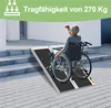 Jopassy Rollstuhlrampe Rollirampe Auffahrrampe Laderampe 2x Produktbild-Vorschau 4