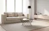 Couchtisch Noa in Schwarz - Glas, Metall | Ø 80 cm | Höhe Produktbild-Vorschau 6