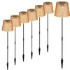 6x LED Steckleuchte, Solar, Schwarz, Spritzwassergeschützt, Produktbild-Vorschau 1