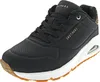 A single black Skechers sneaker is shown from a side angle on a white background. Voir les images du produit