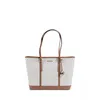 Michael Kors Jet Set Travel Large Zip Tote Vanilla Braun MK Produktbild-Vorschau 11