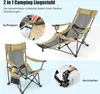 GOPLUS 2 in 1 Campingstuhl faltbar, Angelstuhl mit Produktbild-Vorschau 8