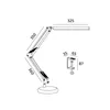 Stolní lampa LED TENUIX 14W 2v1 USB-A Stmívatelná Dvě Náhled obrázku produktu 9